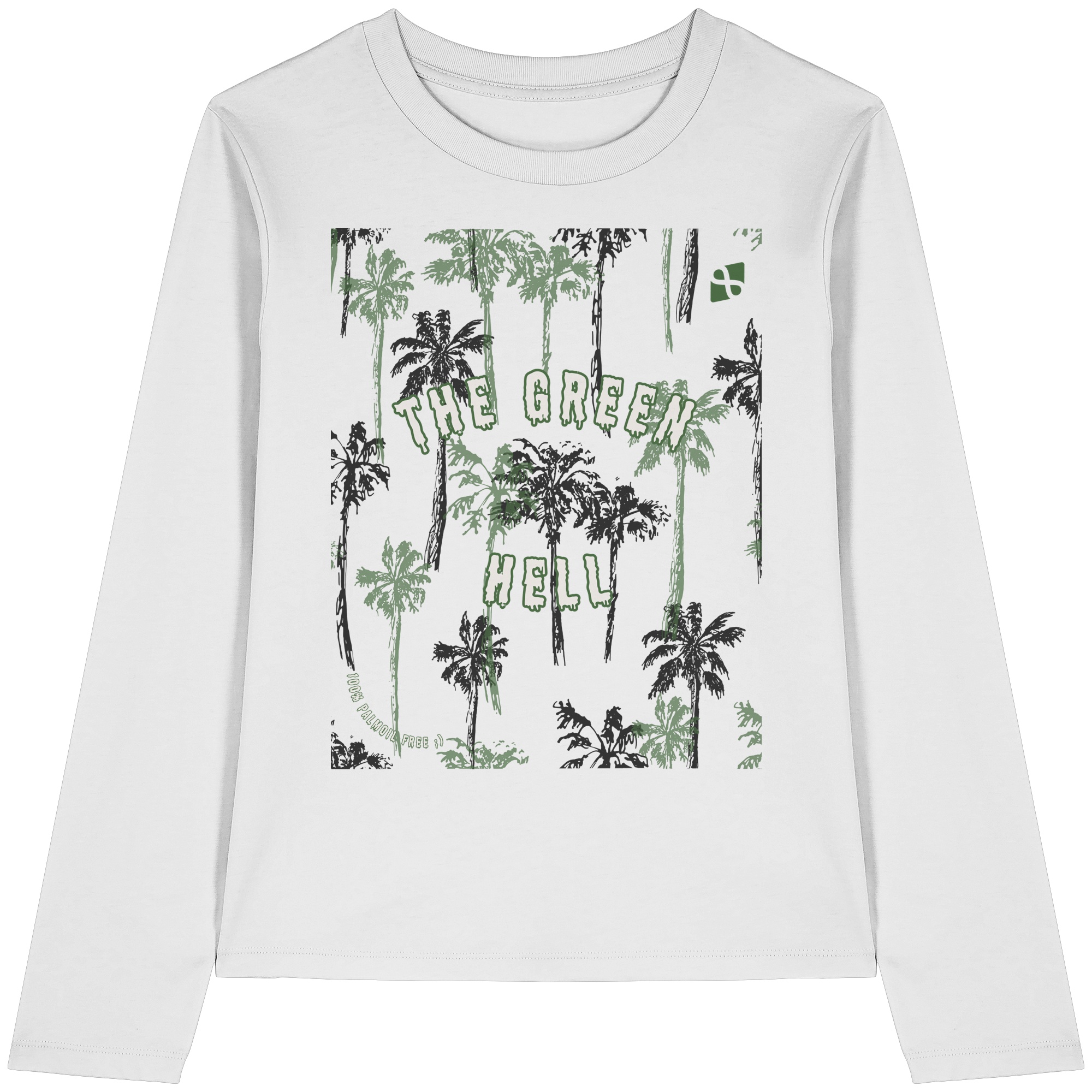 The Green Hell - Womens Organic Longsleeve T-Shirt