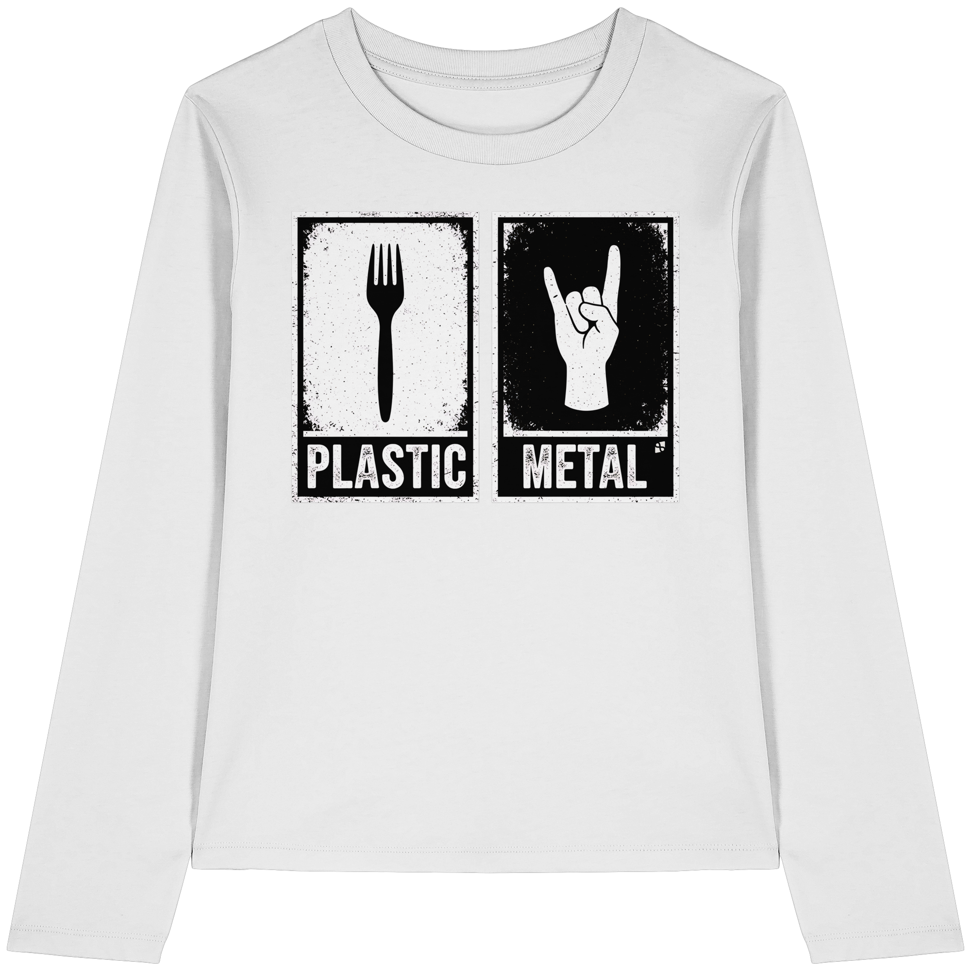 The Art of Fork - Womens Organic Longsleeve T-Shirt