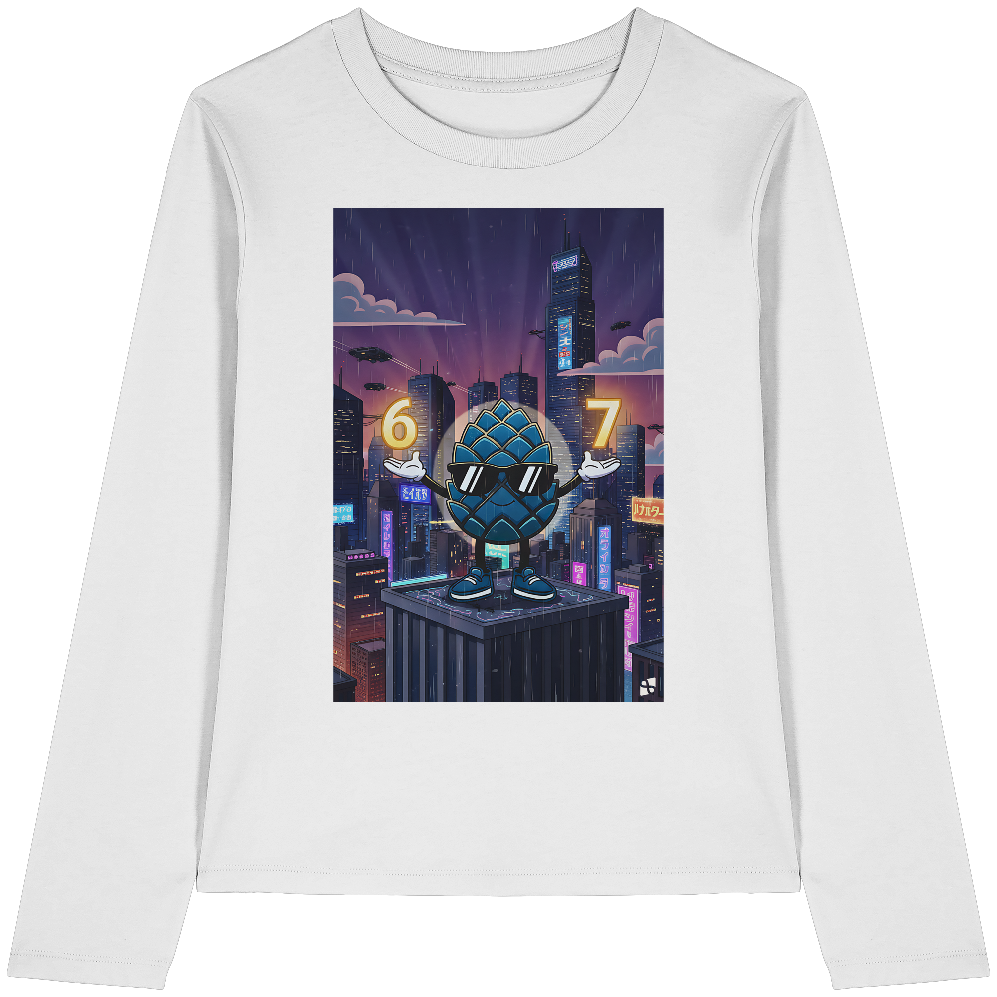 Zirbinator 67 - Womens Organic Longsleeve T-Shirt