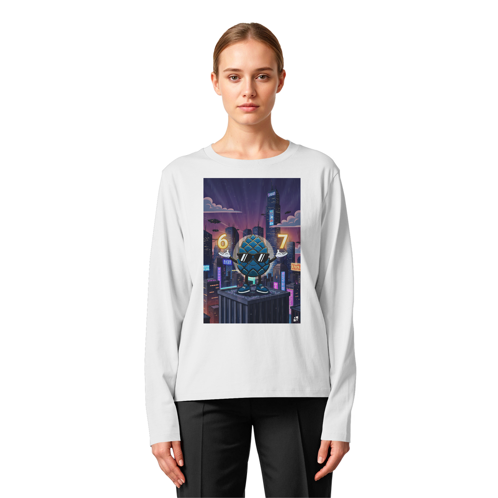 Zirbinator 67 - Womens Organic Longsleeve T-Shirt