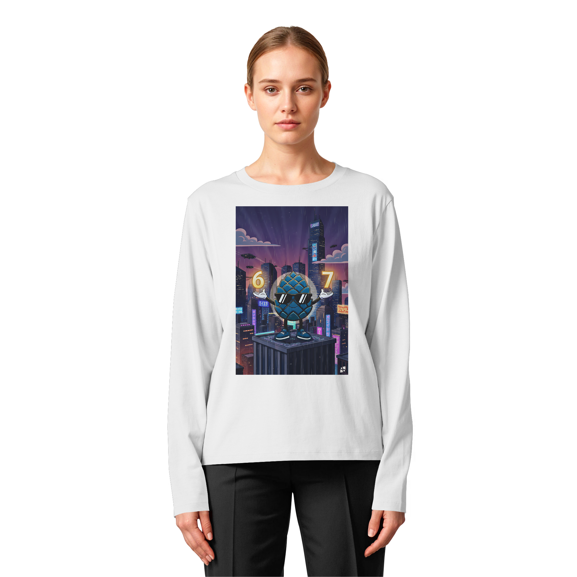 Zirbinator 67 - Womens Organic Longsleeve T-Shirt