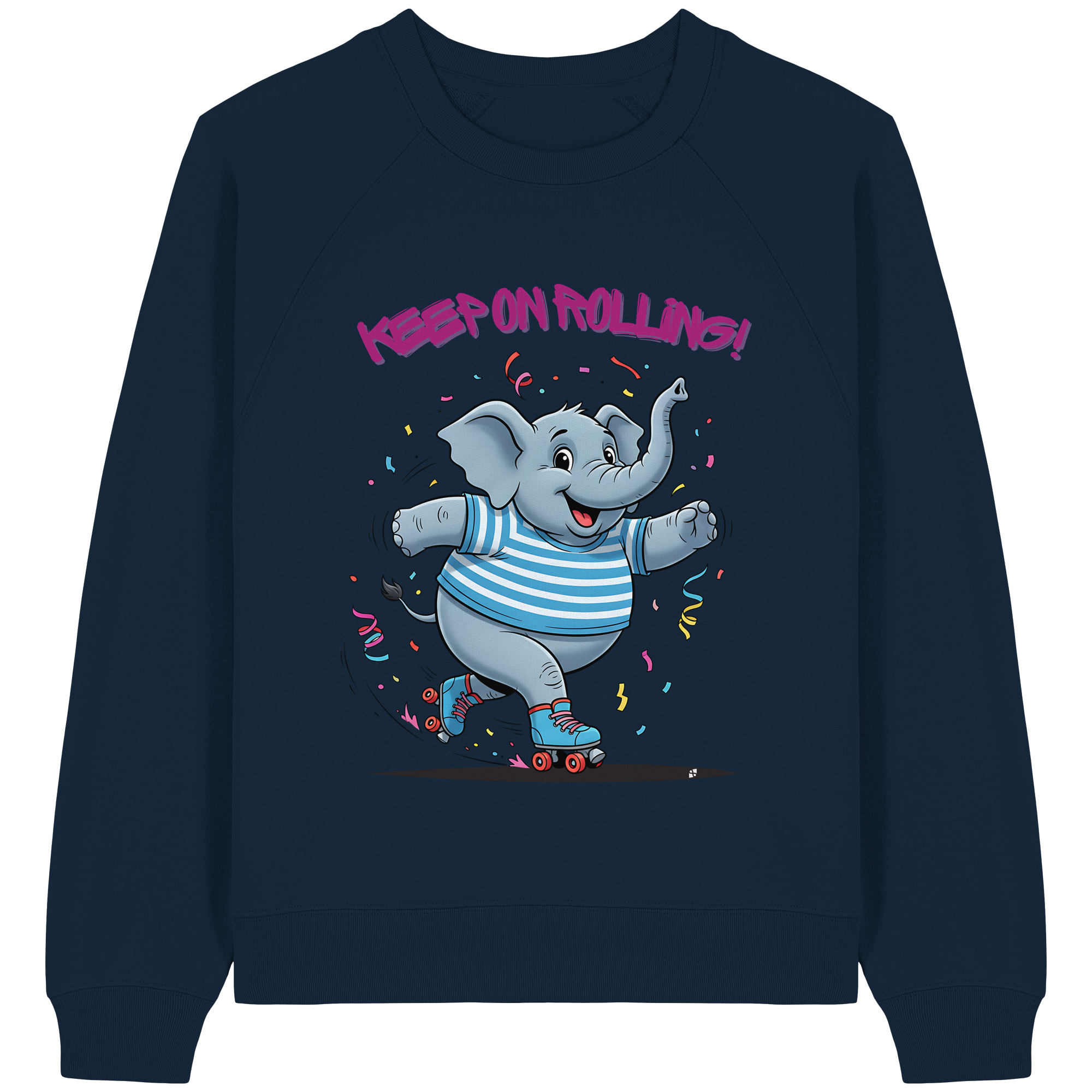 RollerFant - Womens Organic Raglan Sweatshirt