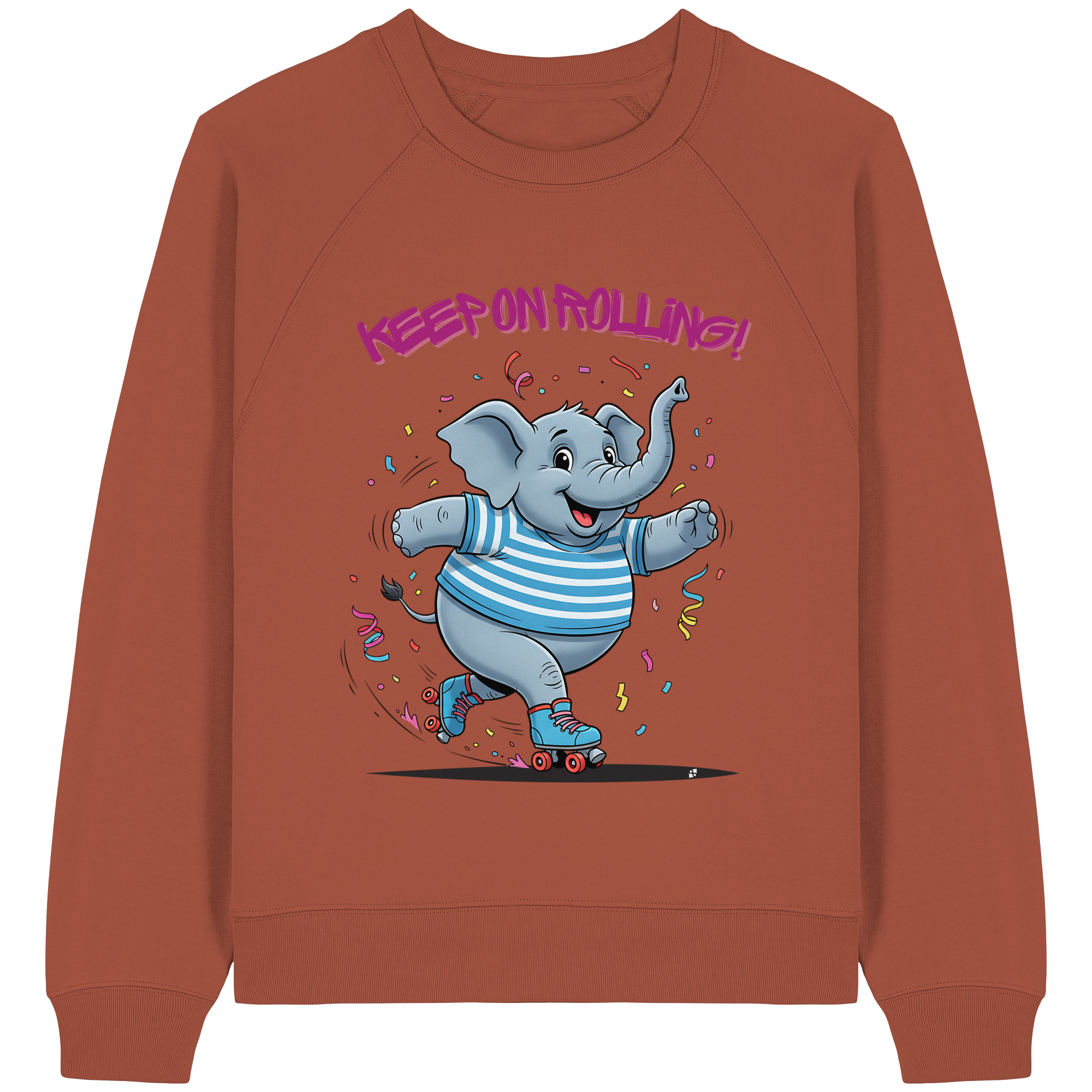 RollerFant - Womens Organic Raglan Sweatshirt