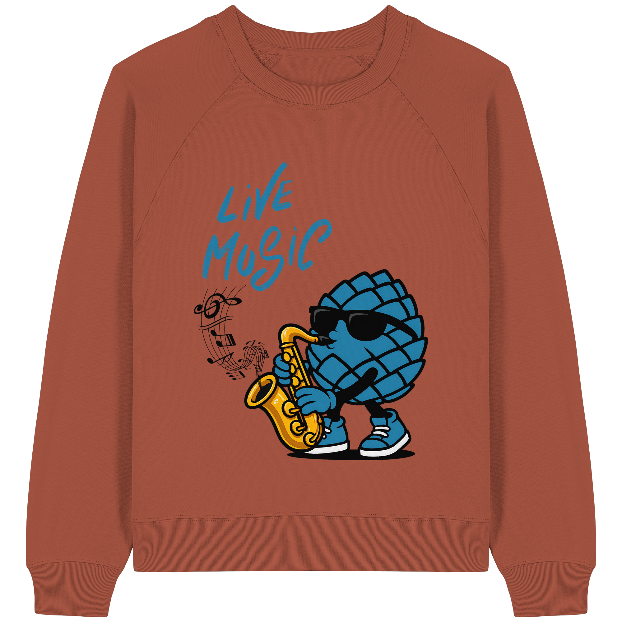 Jazz Zirbi - Womens Organic Raglan Sweatshirt