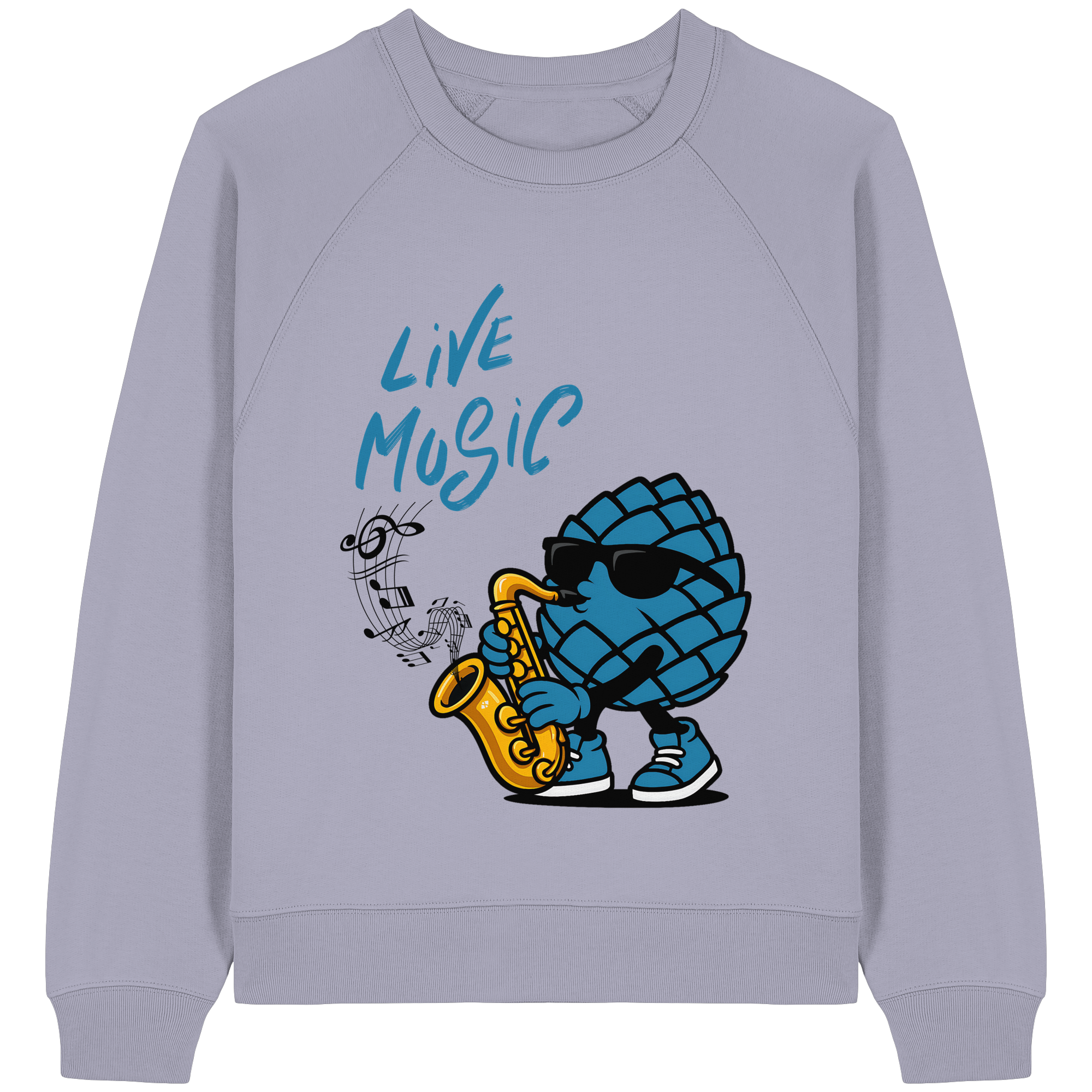 Jazz Zirbi - Womens Organic Raglan Sweatshirt