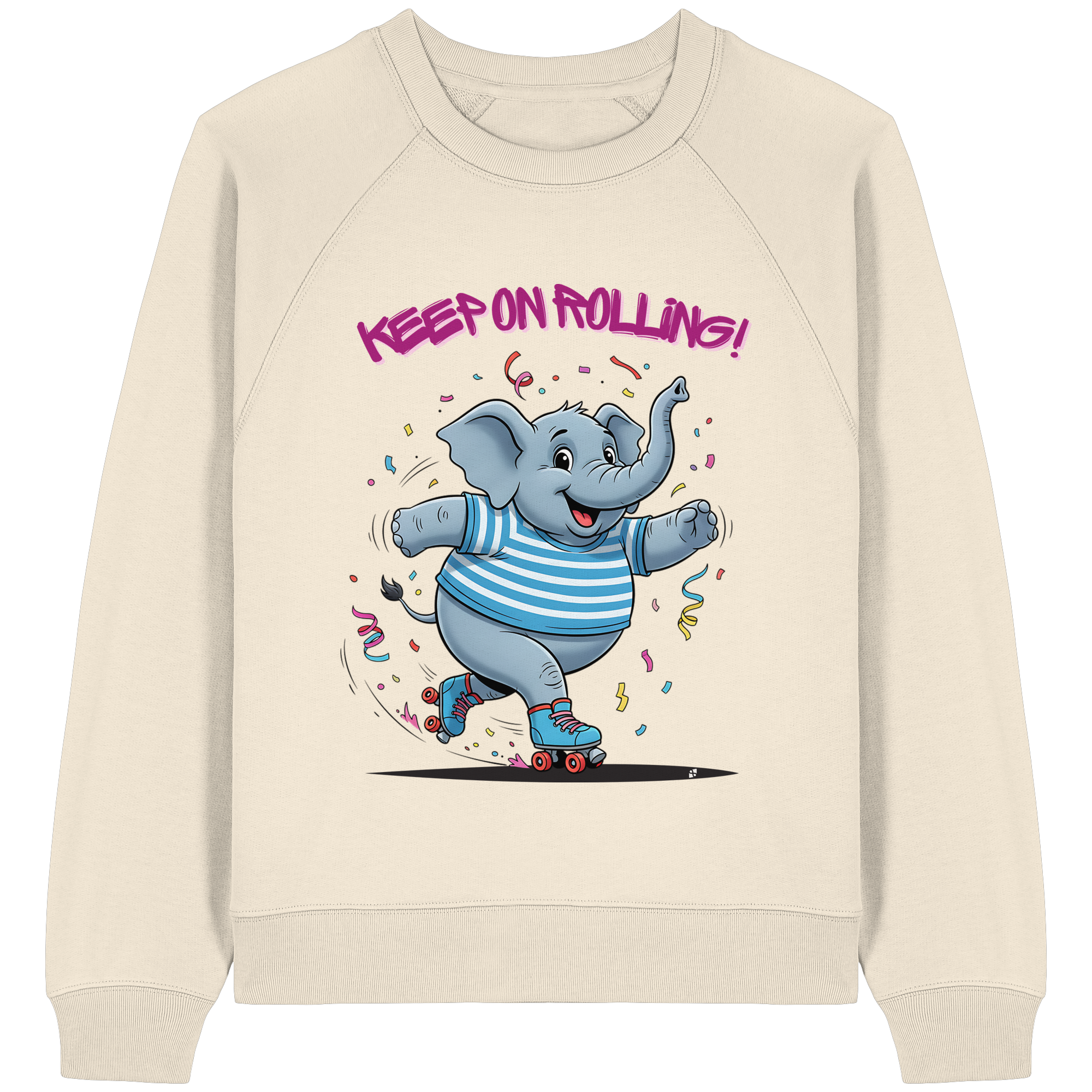 RollerFant - Womens Organic Raglan Sweatshirt