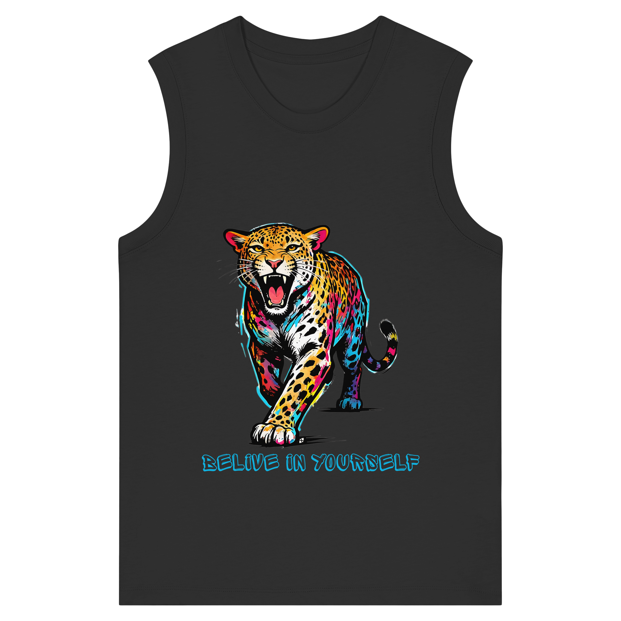 BIY Leopard - Womens Organic Tank Top