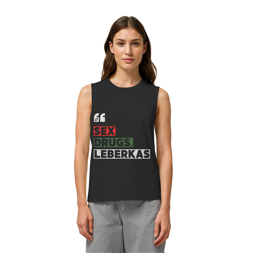 SDL- "SEX DRUGS & LEBERKAS" - Womens Organic Tank Top
