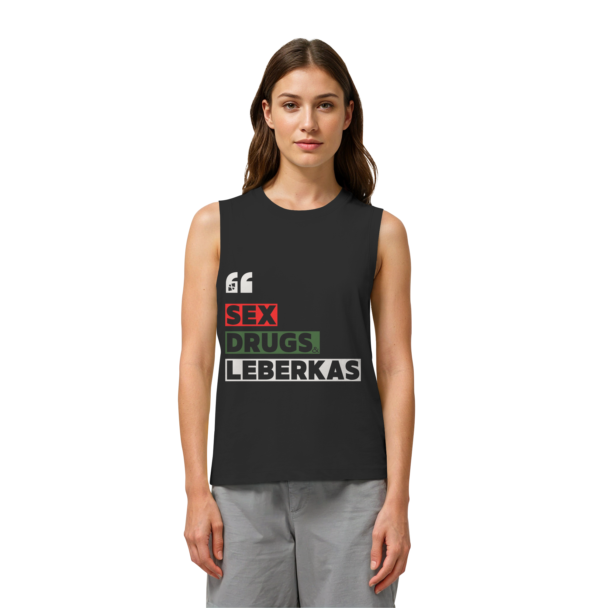 SDL- "SEX DRUGS & LEBERKAS" - Womens Organic Tank Top