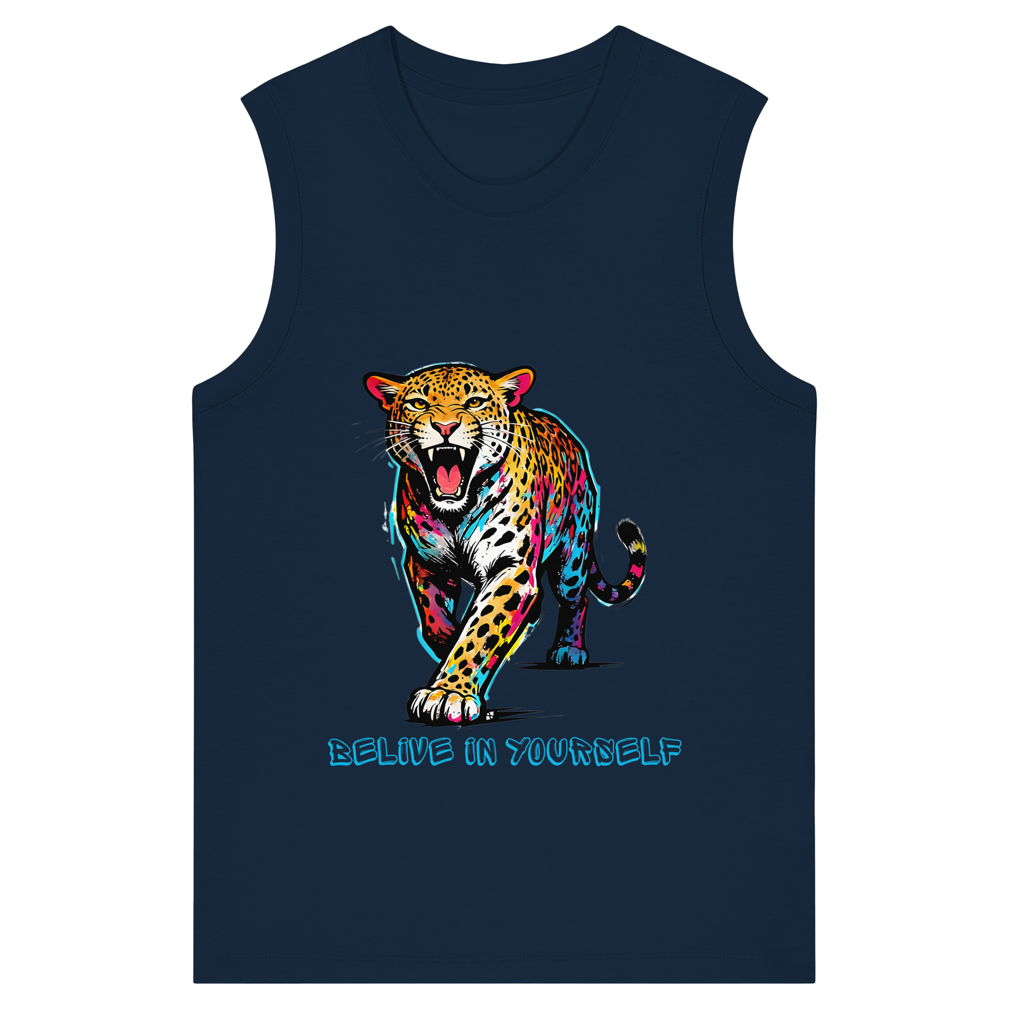 BIY Leopard - Womens Organic Tank Top