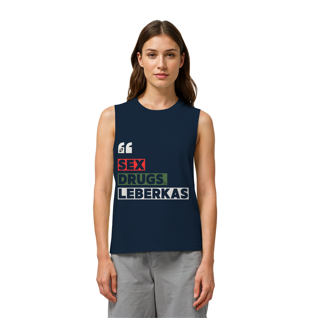 SDL- "SEX DRUGS & LEBERKAS" - Womens Organic Tank Top