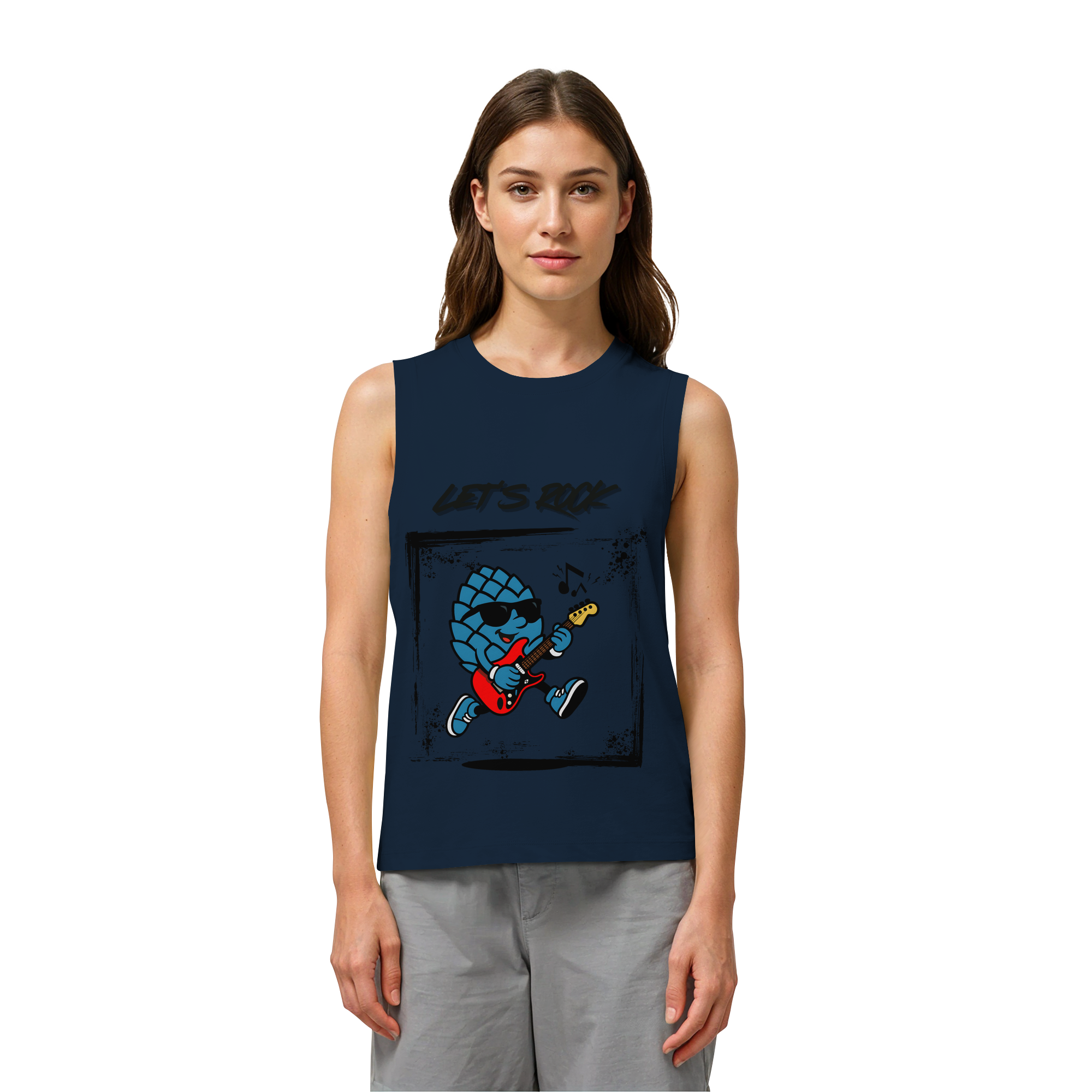 Lets Rock Zirbi - Womens Organic Tank Top