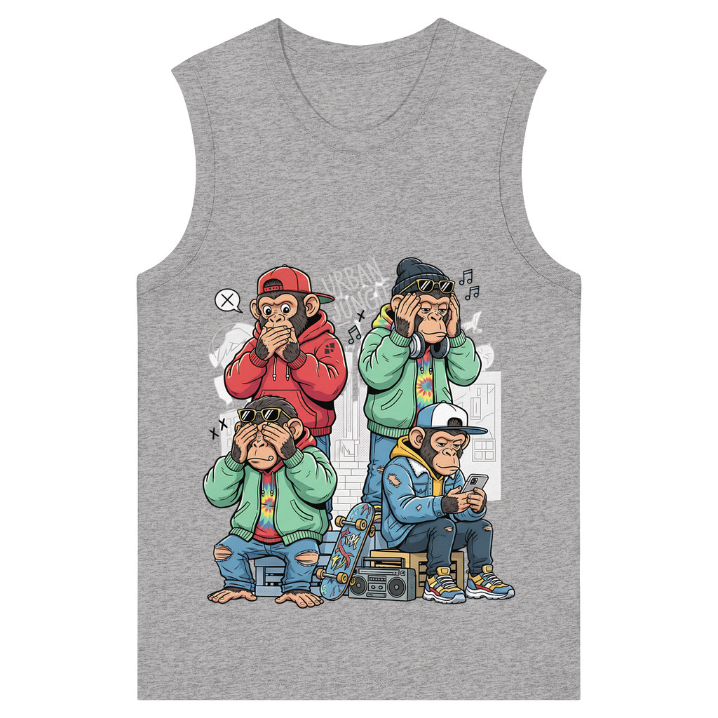 Die vier Stadtaffen - Womens Organic Tank Top