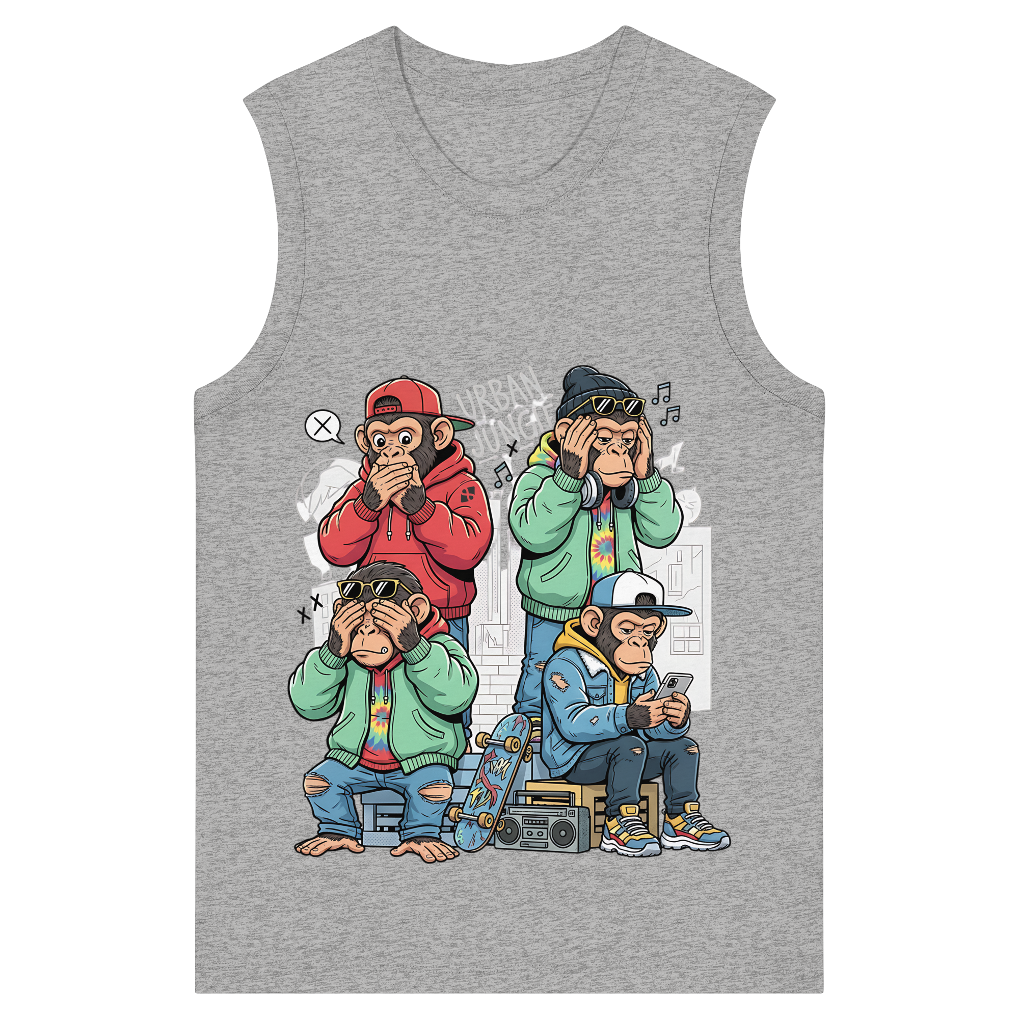 Die vier Stadtaffen - Womens Organic Tank Top