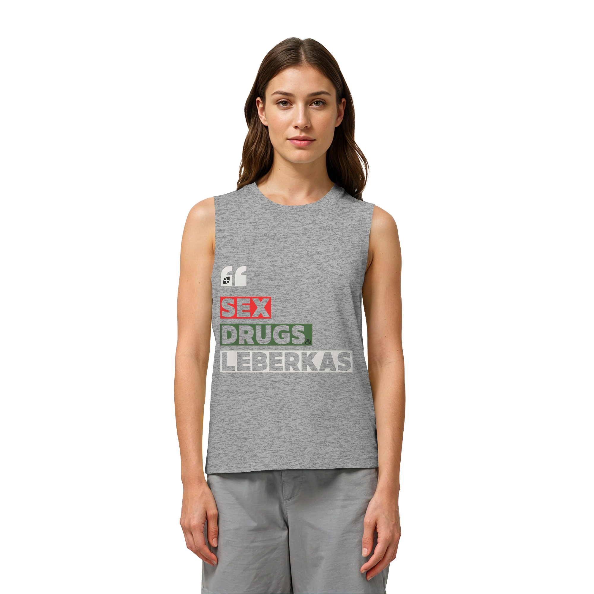 SDL- "SEX DRUGS & LEBERKAS" - Womens Organic Tank Top