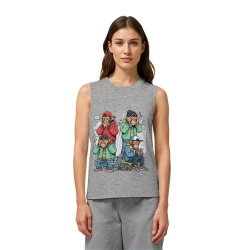 Die vier Stadtaffen - Womens Organic Tank Top