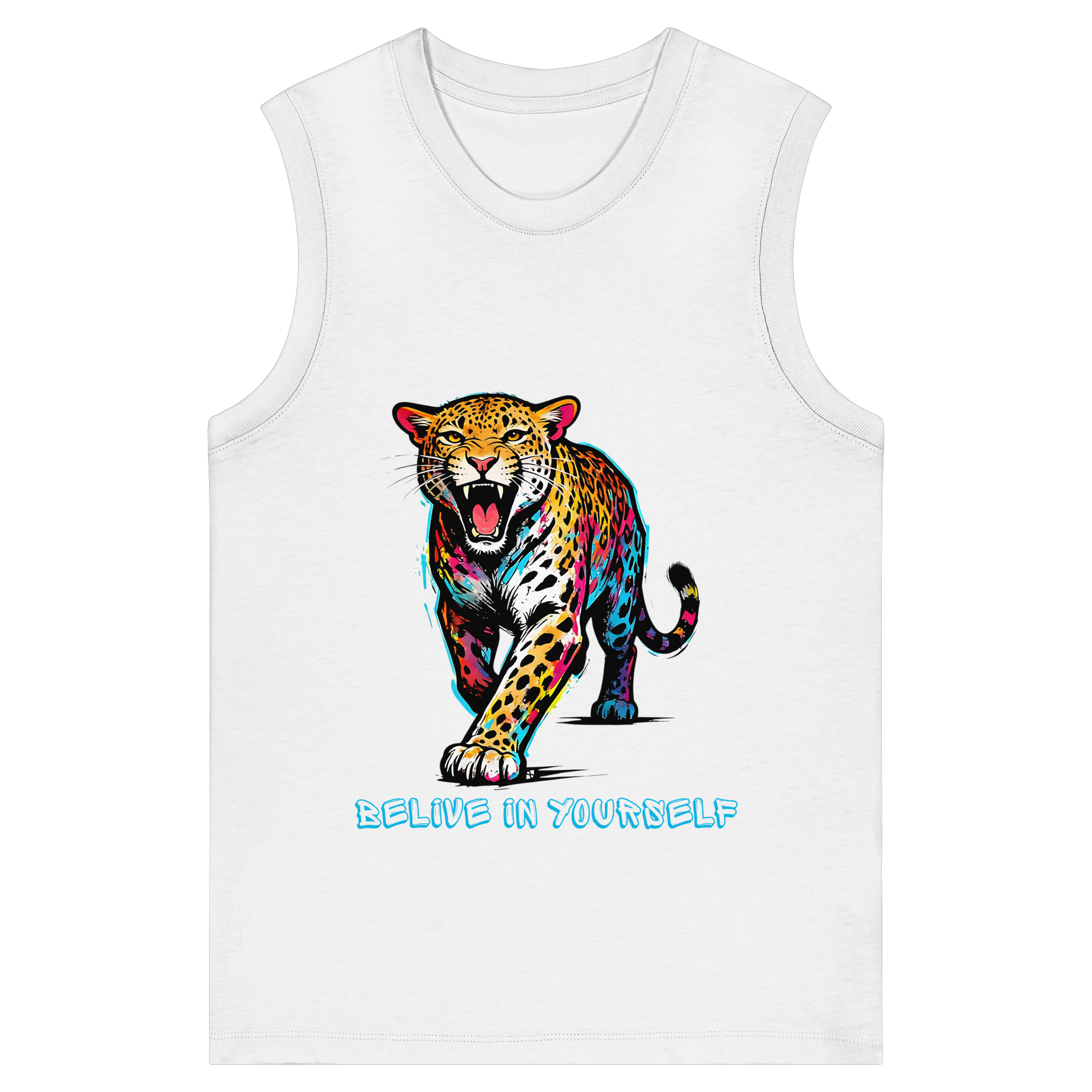 BIY Leopard - Womens Organic Tank Top