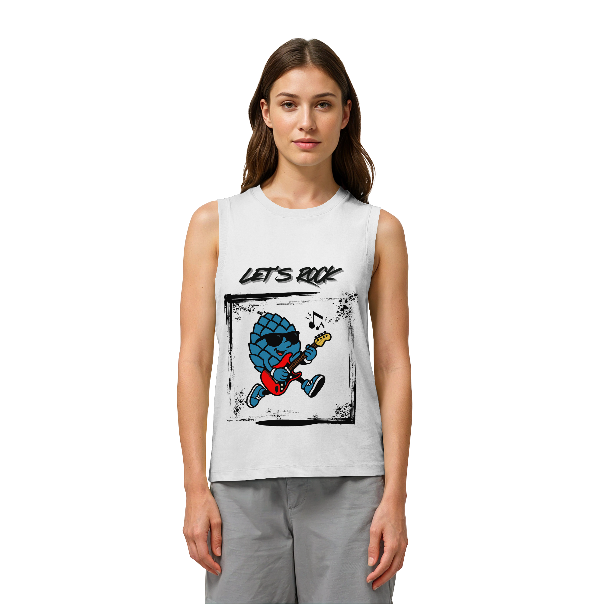 Lets Rock Zirbi - Womens Organic Tank Top